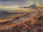 geheimnisvolle Burg, 44x59 cm, 210 Euro ohne Rahmen