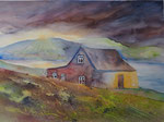 Haus in Island, 45x61 cm 150 €