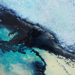 under construction III, Mischtechnik Resin Acryl 40x40 cm, 120 Euro