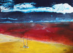 Ebbe, Acryl auf Keilr. 60x80 cm, 280 Euro