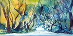 Licht und Schatten, 22x50 cm, vergeben