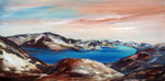 Stille, Acryl 50x100 cm auf Keilrahmen, 250 Euro