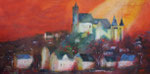 kleine Stadt- damals, Acryl 50x100 cm, 230 Euro