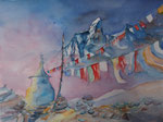 auf dem Dach der Welt , 46x61 cm, 230 Euro ohne Rahmen