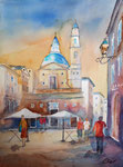 Genua, Piazza Matteotti, 45x61 cm 220 Euro