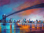 Brooklyn bridge, Acryl auf Keilrahmen 60x80 cm, 295 Euro 