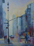 Rainy day in New York Variation Acryl auf Keilr. 60x80 cm, 290 Euro