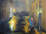 heart rain, Acryl auf Keilrahmen, 60x80 cm, 220 Euro
