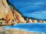 Rügen, Acryl auf Keilrahmen 60x80 cm, Kursarb. B. Klimmer, 190 Euro