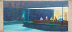 Nachtcafe, Acryl auf Keilrahmen 100 x 50 x 4, € 750