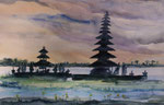 Bratansee, Bali, 30x45 cm 60 Euro unger. 