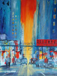 Grossstadtflair II, Acryl auf Keilr. 60x80 cm 280 Euro