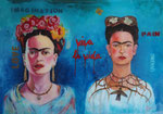 i can see both sides now, Resin und Acryl auf Holz, 70x100 cm 560 Euro