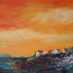 magisches Wohnen, Mischtechnik 80x80 cm, vergeben
