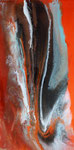 troubled water, Acryl und Resin auf Keilr. 40x80 cm, 250 Euro