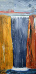 Wasserfall, Acryl auf Keilrahmen. 50 x 100 150 Euro