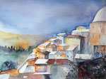 Volterra, 45x60 cm, Kursarbeit Bernhard Vogel, 195 Euro ungerahmt