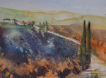 Toskanaimpression, 30x40 cm, 160 Euro ohne Rahmen
