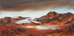 am Gletscher, Acryl auf Keilrahmen, 50x100 cm, 260Euro