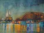 Blick auf Köln, 30x40 cm, 180 Euro ohne Rahmen