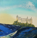 Schloß Herborn (1), Acryl auf Keilrahmen, 50 x50 50 Euro