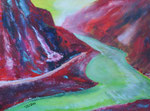 der junge Indus, Acryl auf Keilrahmen, 60x80 160 Euro