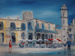 Plaza de la Catedral, Havanna, Acryl 60x80 cm 230 Euro