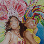 Brazil - 100 x 100 - Acryl auf XXL Leinwand - 520,- Euro
