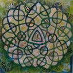 Celtic Dream - 60 x 60 - Acryl und Mixed Media verkauft