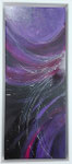 Dynamics lila - 20 x 50 - Acryl auf Leinwand im Schattenfugenrahmen - 100,- Euro