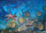 Maritim - 29 x 40 Acryl/Öl auf Leinwand im Schattenfugenrahmen - 110,-Euro