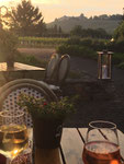 Straußwirtschaft in WInkel mit Blick auf Schloß Johannisberg/winery with a view to Schloß Johannisberg