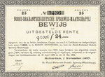NBDS 1887 bewijs van uitgestelde rente - coupon 25