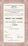 BBA 1937 aandeel f 100,00 serie A