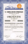 NS 1957 obligatie f 1000,00