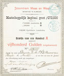 M&W 1901 aandeel A f 500,00