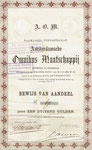 AOM 1872 aandeel f 1.000,00
