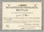 NBDS 1885 bewijs van uitgestelde rente - coupon 20