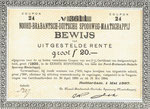 NBDS 1887 bewijs van uitgestelde rente - coupon 24