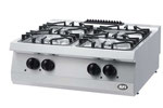 F4AP7G80 a réchauds 4 bruleurs à gaz