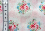 Wachstuch Green Gate (Rosa mit Blumen)