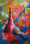 Surreal, 70 x 100 cm, Acryl auf Leinwand