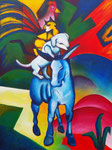 Auf den Spuren von... Franz Marc - Die Bremer Stadtmusikanten