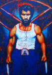 Wolverine - X-Men (Acryl auf Leinwand, 50 x 70 cm)