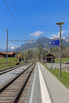 Schweizer-Eisenbahnen - Bahnhof Oberwil im Simmental