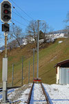 Schweizer-Eisenbahnen - Bahnhof Saas