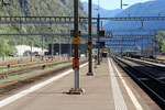 Schweizer-Eisenbahnen - Bahnhof Biasca