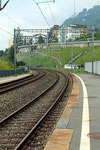 Schweizer-Eisenbahnen - Bahnhof Veytaux-Chillon