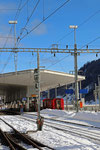Schweizer-Eisenbahnen - Bahnhof Disentis