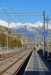 Schweizer-Eisenbahnen - Bahnhof St-Léonard